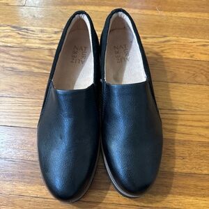 NATURALIZER NEW Black Loafer Slip On Flats Shoes
